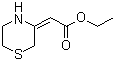 (2Z)-3-Thiomorpholinylideneacetic acid ethyl ester molecular structure (CAS 131228-81-4)