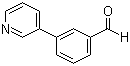 3-(3-吡啶基)苯甲醛分子结构 (CAS 131231-24-8)