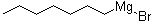 1-Heptylmagnesium bromide molecular structure (CAS 13125-66-1)