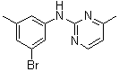 N-(3-Bromo-5-methylphenyl)-4-methylpyrimidin-2-amine molecular structure (CAS 1312535-22-0)