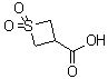 3-噻丁环羧酸 1,1-二氧化物分子结构 (CAS 13129-21-0)