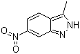 3-甲基-6-硝基-2H-吲唑分子结构 (CAS 1313372-75-6)
