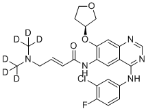 阿法替尼-d6分子结构 (CAS 1313874-96-2)