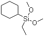 环己基乙基二甲氧基硅烷分子结构 (CAS 131390-30-2)