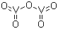 五氧化二钒分子结构 (CAS 1314-62-1)