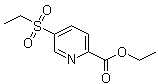 5-(Ethylsulfonyl)-2-pyridinecarboxylic acid ethyl ester molecular structure (CAS 1314406-40-0)