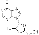 3'-脱氧肌苷分子结构 (CAS 13146-72-0)