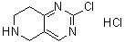 2-Chloro-5,6,7,8-tetrahydropyrido[4,3-d]pyrimidine hydrochloride (1:1) molecular structure (CAS 1314723-39-1)