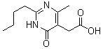 2-Butyl-1,6-dihydro-4-methyl-6-oxo-5-pyrimidineacetic acid molecular structure (CAS 1315478-16-0)