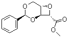 (S)-2,4-Anhydro-3,5-O-(phenylmethylene)-D-lyxonic acid methyl ester molecular structure (CAS 131550-06-6)