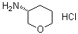 (3R)-四氢-2H-吡喃-3-胺盐酸盐分子结构 (CAS 1315500-31-2)