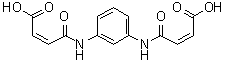 (2Z,2'Z)-4,4'-(1,3-Phenylenediimino)bis[4-oxo-2-butenoic acid] molecular structure (CAS 13161-99-4)