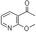 1-(2-Methoxy-3-pyridinyl)ethanone molecular structure (CAS 131674-40-3)