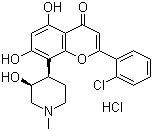 Flavopiridol hydrochloride molecular structure (CAS 131740-09-5)