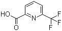 2-Trifluoromethyl-6-pyridinecarboxylic acid molecular structure (CAS 131747-42-7)
