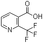 2-(三氟甲基)烟酸分子结构 (CAS 131747-43-8)