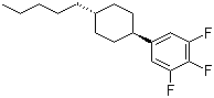 1,2,3-三氟-5-(反式-4-戊基环己基)苯分子结构 (CAS 131819-22-2)