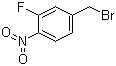 3-氟-4-硝基苄基溴分子结构 (CAS 131858-37-2)
