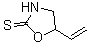 5-乙烯基-2-恶唑烷硫酮分子结构 (CAS 13190-34-6)