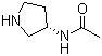 (3R)-(+)-3-Acetamidopyrrolidine molecular structure (CAS 131900-62-4)