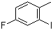 4-氟-2-碘甲苯分子结构 (CAS 13194-67-7)