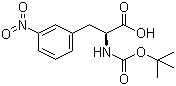 Boc-L-3-nitrophenylalanine molecular structure (CAS 131980-29-5)