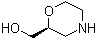 structure of CAS# 132073-83-7, (S)-Morpholine-2-methanol;(S)-Morpholin-2-ylmethanol