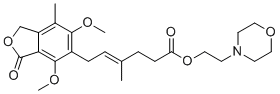 O-Methyl mycophenolate mofetil molecular structure (CAS 1322681-37-7)