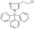 4-(2-氯乙基)-1-(三苯基甲基)-1H-咪唑分子结构 (CAS 132287-55-9)