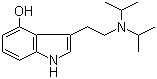 4-Hydroxy-N,N-diisopropyltryptamine molecular structure (CAS 132328-45-1)
