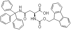 Fmoc-N-trityl-L-asparagine molecular structure (CAS 132388-59-1)
