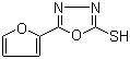5-(2-呋喃基)-1,3,4-噁二唑-2-硫醇分子结构 (CAS 13239-11-7)