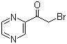 2-溴-1-(2-吡嗪基)乙酮分子结构 (CAS 132426-19-8)