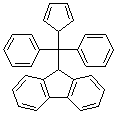 9-(2,4-环戊二烯-1-基二苯基甲基)-9H-芴分子结构 (CAS 132686-51-2)