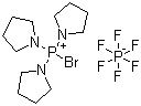 结构式 CAS# 132705-51-2, PyBroP; 三吡咯烷基溴化鏻六氟磷酸盐
