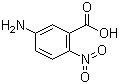 5-氨基-2-硝基苯甲酸分子结构 (CAS 13280-60-9)