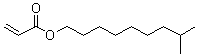 2-丙烯酸异癸基酯分子结构 (CAS 1330-61-6)