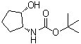 N-[(1R,2S)-2-Hydroxycyclopentyl]carbamic acid 1,1-dimethylethyl ester molecular structure (CAS 1330069-67-4)