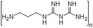 聚氨丙基双胍分子结构 (CAS 133029-32-0)