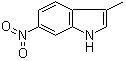 3-甲基-6-硝基-1H-吲哚分子结构 (CAS 133053-76-6)