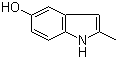 5-羟基-2-甲基吲哚分子结构 (CAS 13314-85-7)