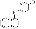 N-(4-溴苯基)-1-萘胺分子结构 (CAS 1331748-61-8)