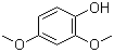 2,4-二甲氧基苯酚分子结构 (CAS 13330-65-9)