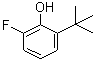2-(叔丁基)-6-氟苯酚分子结构 (CAS 133342-43-5)