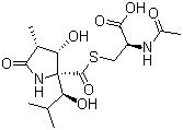 乳胞素分子结构 (CAS 133343-34-7)