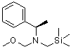 (alphaR)-N-(甲氧基甲基)-alpha-甲基-N-[(三甲基硅烷基)甲基]苯甲胺分子结构 (CAS 133407-38-2)
