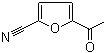 5-乙酰基-2-呋喃甲腈分子结构 (CAS 133674-71-2)