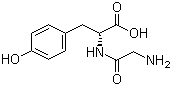 甘氨酰-D-酪氨酸分子结构 (CAS 133706-65-7)