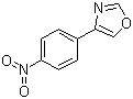 4-(4-硝基苯基)恶唑分子结构 (CAS 13382-61-1)