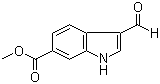 Methyl 3-Formylindole-6-carboxylate molecular structure (CAS 133831-28-4)